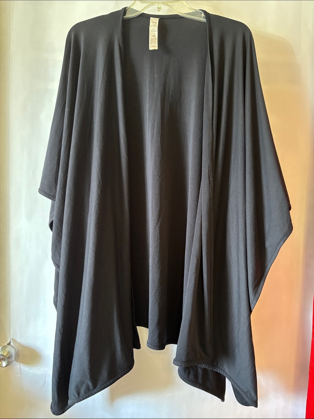 Balance Collection Black Open Front Cape
